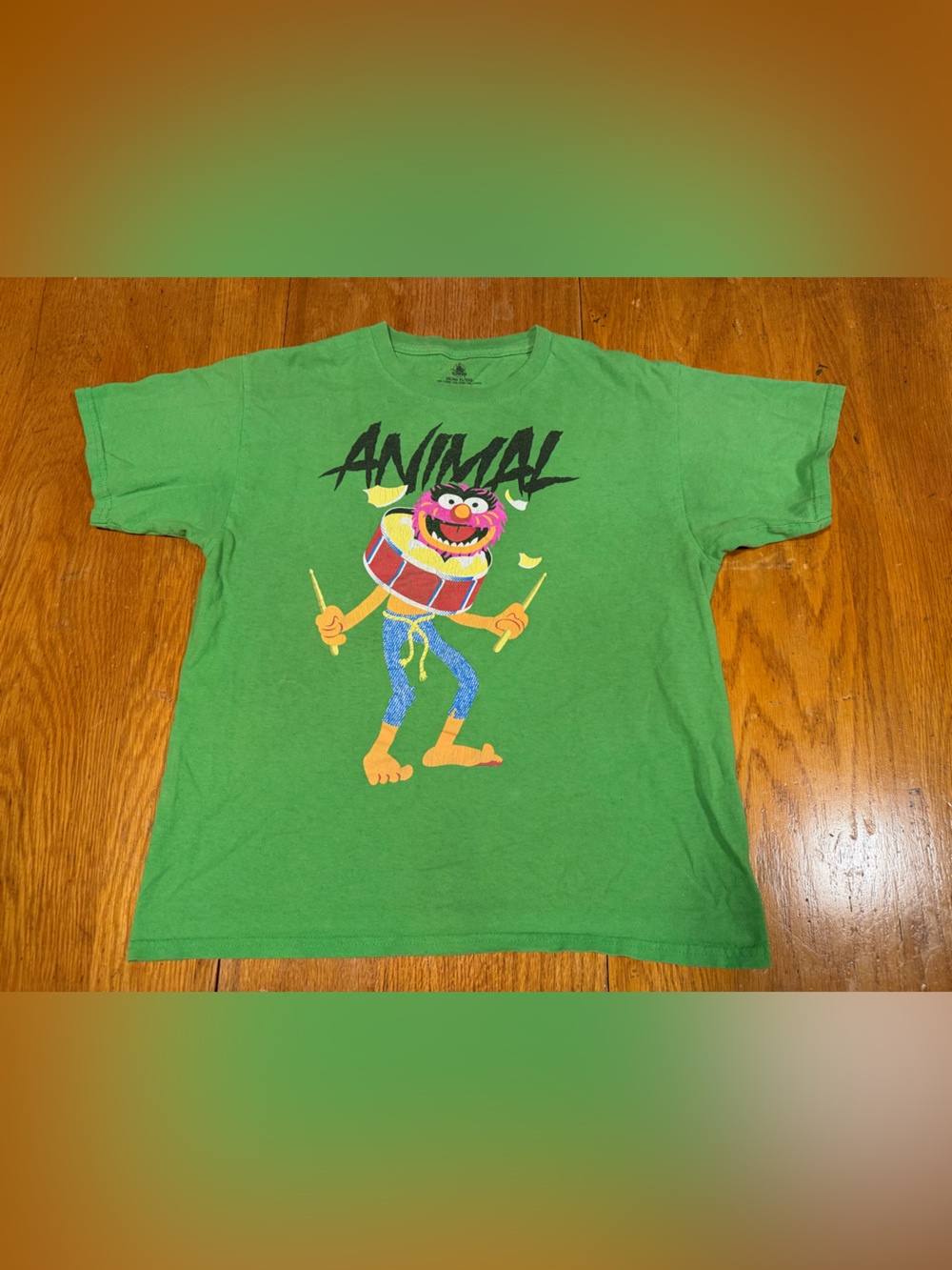 2024 WDW Disney Parks Exclusive The Muppets Animal Drummer  T-Shirt Youth XL